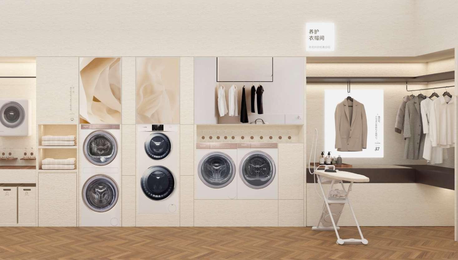 Scenario-led solutions: placing appliances in the context of clothing, fabrics and home life.