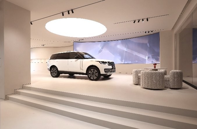 Project spatial concept: moving beyond the product display to a place for conversation and discovery.